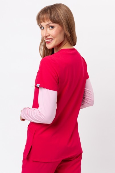 Bluza medyczna damska Uniforms World 309TS™ Valiant malinowa-2
