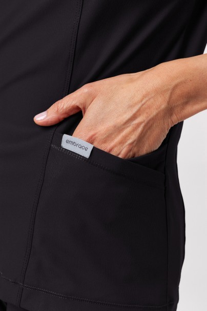 Komplet medyczny damski Maevn Embrace (bluza Zoe, spodnie Mia) czarny-5