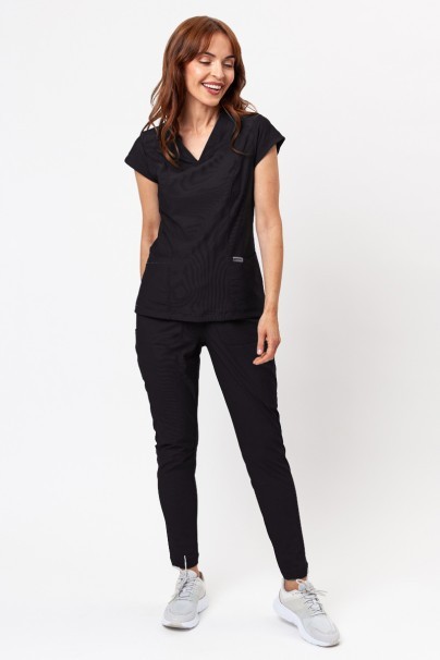 Bluza medyczna damska Maevn Embrace Zoe czarna-2