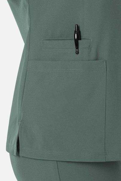 Komplet medyczny damski Maevn Momentum (bluza Double V-neck, spodnie 6-pocket) pastelowa zieleń-4