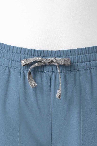 Komplet medyczny damski Maevn Momentum (bluza Double V-neck, spodnie 6-pocket) pastelowy błękit-9
