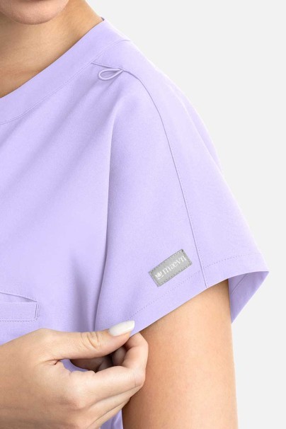 Komplet medyczny damski Maevn Momentum (bluza Dolman, spodnie Flare Leg) lawendowy-10
