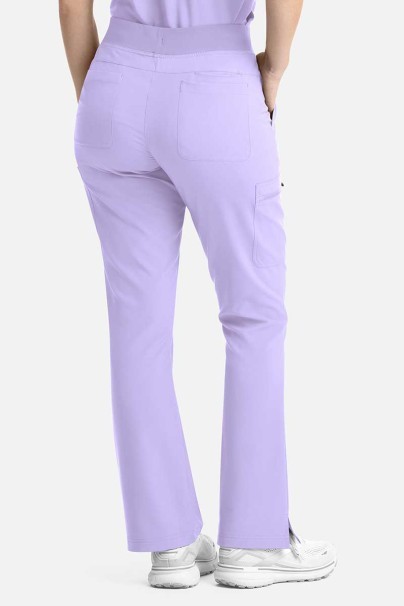 Komplet medyczny damski Maevn Momentum (bluza Dolman, spodnie Flare Leg) lawendowy-2