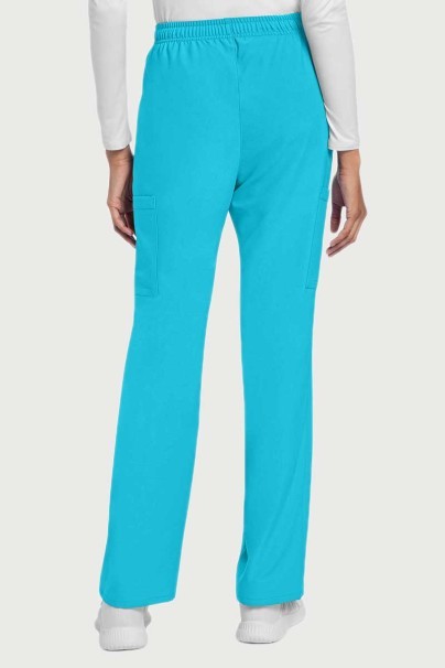 Komplet medyczny damski Cherokee Ultra (bluza V-neck, spodnie Cargo) turkusowy-6