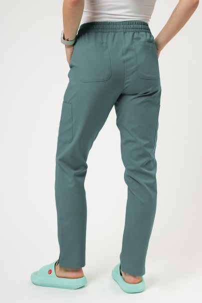Spodnie medyczne damskie Maevn Momentum 6-pocket pastelowa zieleń-2