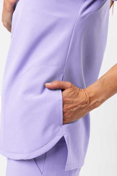 Komplet medyczny damski Maevn Momentum (bluza Dolman, spodnie Flare Leg) lawendowy-5