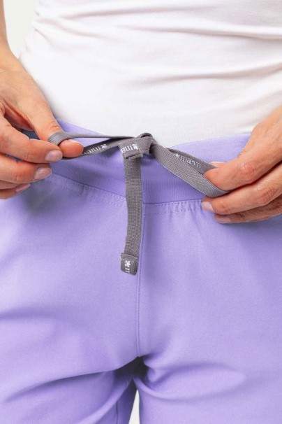 Komplet medyczny damski Maevn Momentum (bluza Dolman, spodnie Flare Leg) lawendowy-10