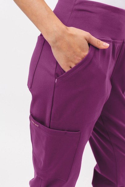 Komplet medyczny damski Cherokee Achieve bakłażanowy-7