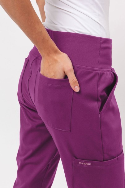 Komplet medyczny damski Cherokee Achieve bakłażanowy-8