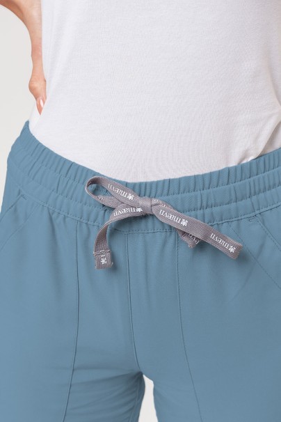 Spodnie medyczne damskie Maevn Momentum 6-pocket pastelowy błękit-5