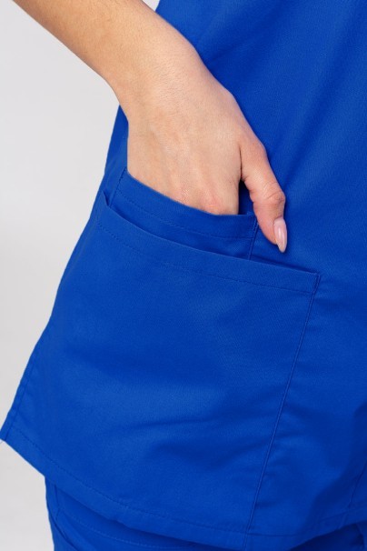 Bluza medyczna damska Dickies EDS Signature Mock królewski granat-3