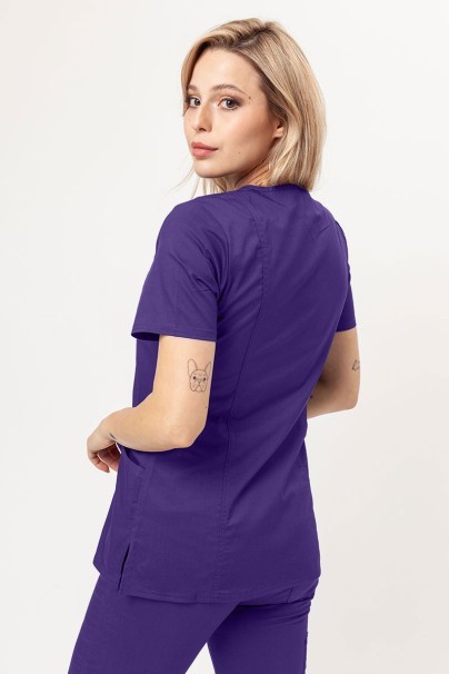 Bluza medyczna damska Cherokee Revolution Mock fioletowa-2