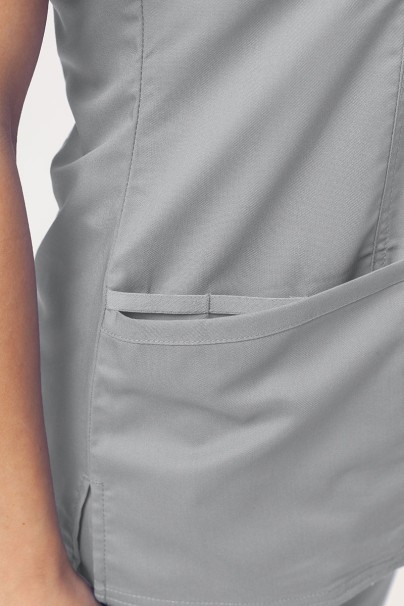 Bluza medyczna damska Cherokee Revolution Mock popielata-4