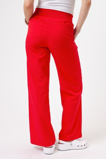 Spodnie medyczne damskie Maevn Momentum Wide Leg czerwone