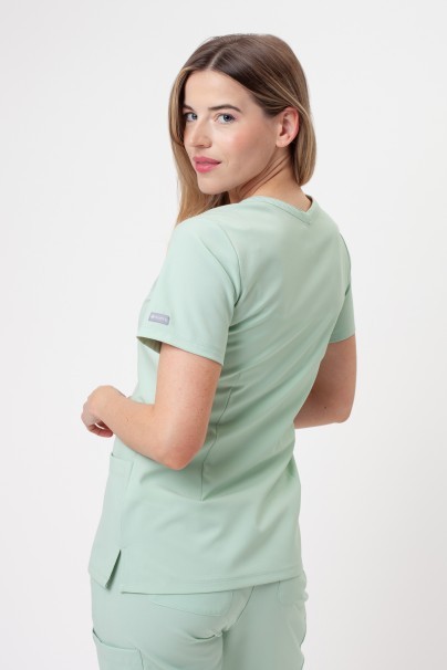 Bluza medyczna damska Maevn Momentum Double V-neck miętowa