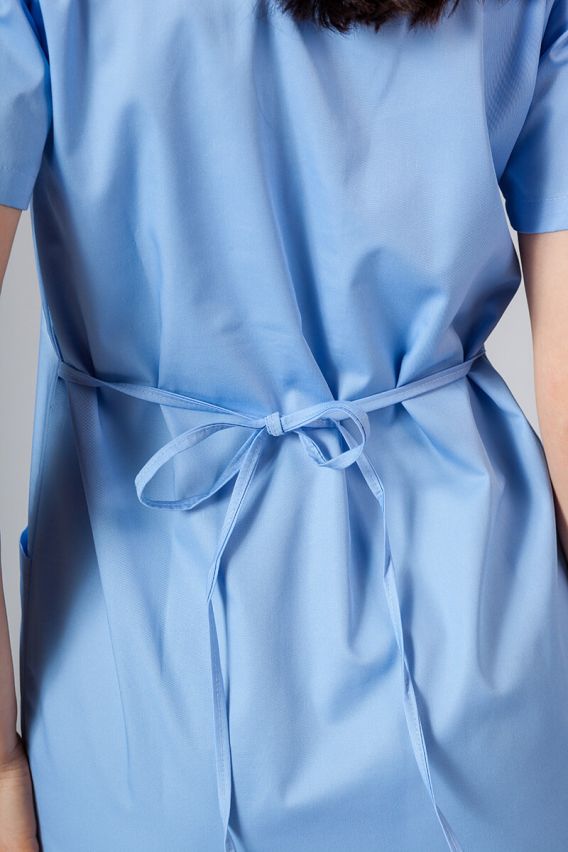 Sukienka medyczna damska prosta Sunrise Uniforms niebieska-4