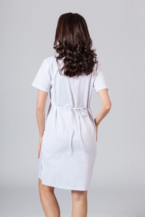 Sukienka medyczna damska prosta Sunrise Uniforms biała-2