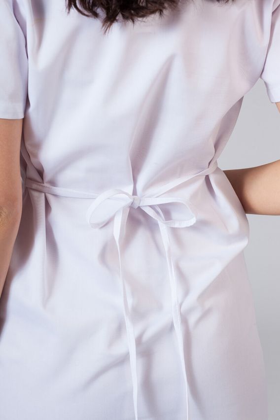 Sukienka medyczna damska prosta Sunrise Uniforms biała-5