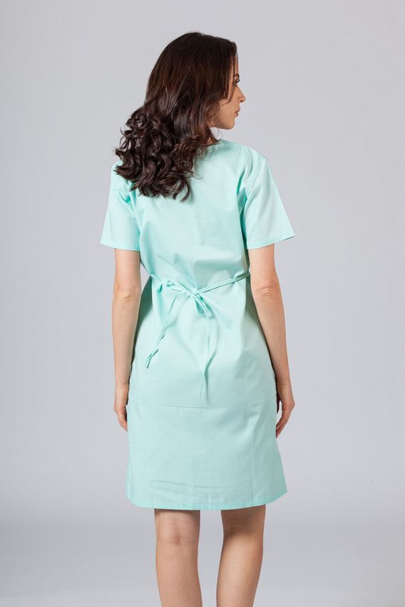 Sukienka medyczna damska prosta Sunrise Uniforms miętowa-2