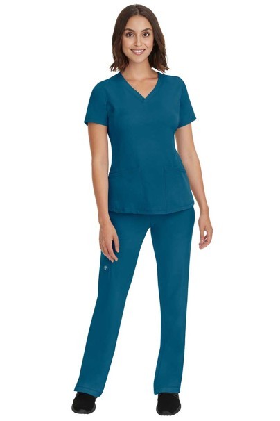 Bluza medyczna damska Healing Hands Monica V-neck karaibska-2