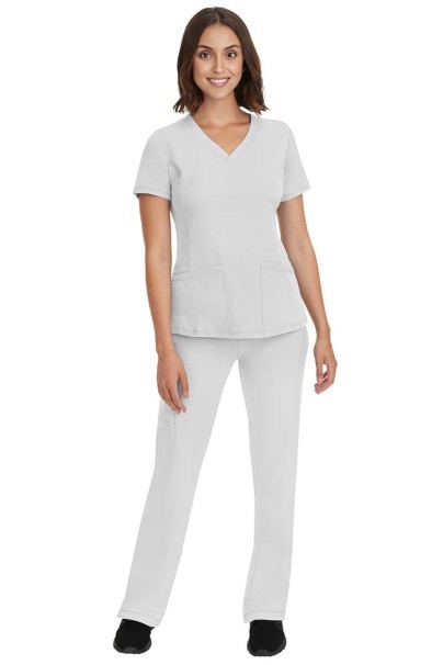 Bluza medyczna damska Healing Hands Monica V-neck biała-2
