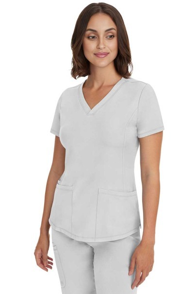 Bluza medyczna damska Healing Hands Monica V-neck biała-2