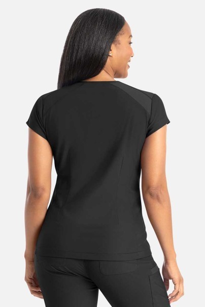 Bluza medyczna damska Maevn Embrace Zoe czarna-2