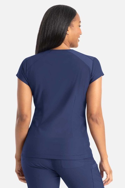 Bluza medyczna damska Maevn Embrace Zoe ciemny granat-2
