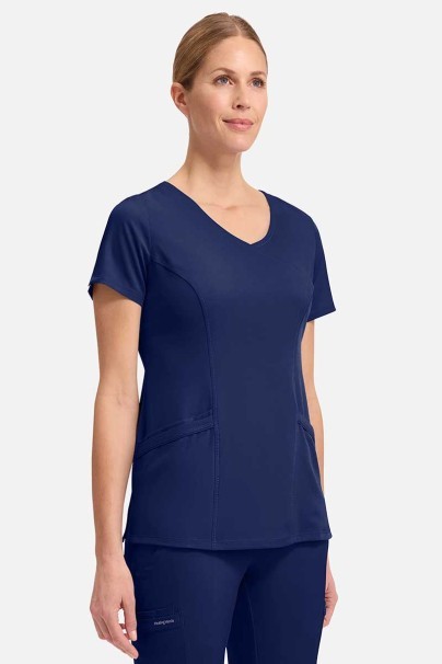 Bluza medyczna damska Healing Hands Madison ciemny granat-2