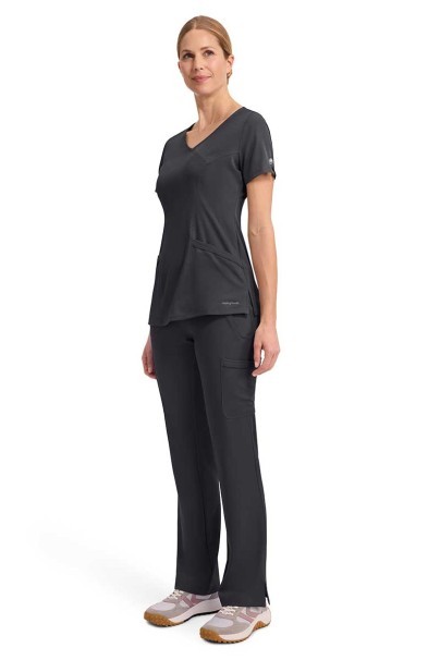Bluza medyczna damska Healing Hands Madison szara-3