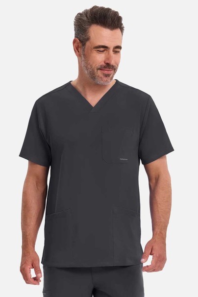 Bluza medyczna męska Healing Hands Matthew V-neck szara-2