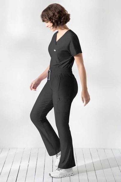Komplet medyczny damski Maevn Embrace (bluza Luna, spodnie Nora) czarny-2