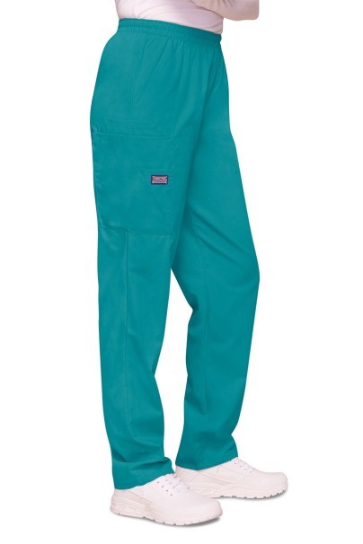 Komplet medyczny damski Cherokee Originals (bluza V-neck, spodnie N.Rise) morski błękit-7