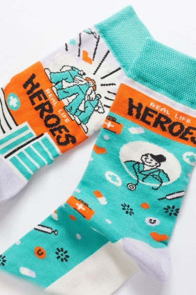 Kolorowe skarpetki Real Life Heroes - UniformSocks-2