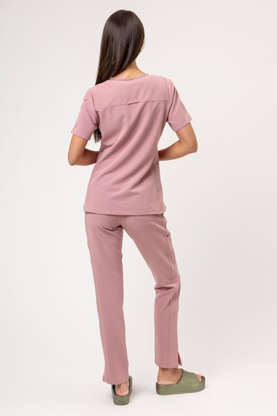 Komplet medyczny damski Uniforms World 518GTK™ (bluza Lucy, spodnie Alivia) pastelowy róż-2