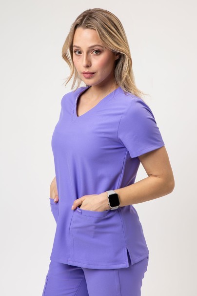 Bluza medyczna damska Cherokee Ultra V-neck Top lawendowa-4