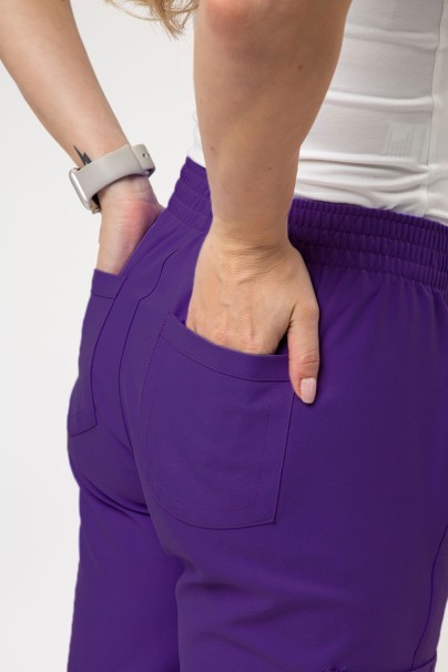 Spodnie medyczne damskie Cherokee Ultra Cargo fioletowe-2