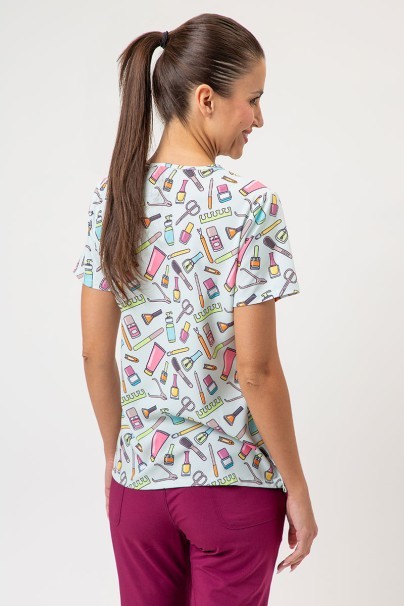 Bluza medyczna damska Sunrise Uniforms Prints Beauty Boost-2