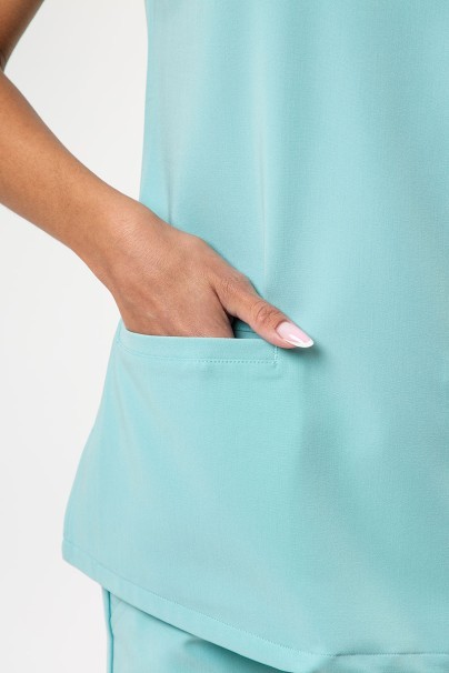 Bluza medyczna damska Uniforms World 518GTK™ Phillip aqua-4