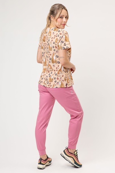 Bluza medyczna damska Sunrise Uniforms Prints Purrfect Relax-5