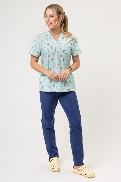 Bluza medyczna damska Sunrise Uniforms Prints Dental Friends-2
