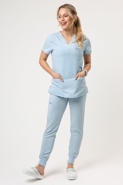 Bluza medyczna damska Uniforms World 518GTK™ Phillip błękitna-2