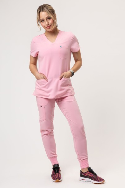 Bluza medyczna damska Uniforms World 518GTK™ Phillip różowa-2