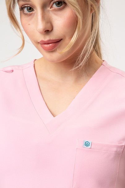 Bluza medyczna damska Uniforms World 518GTK™ Phillip różowa-2