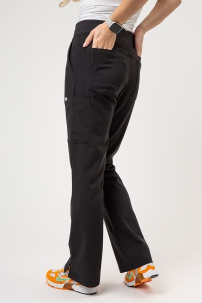 Spodnie medyczne damskie Maevn Momentum Flare Leg czarne-2