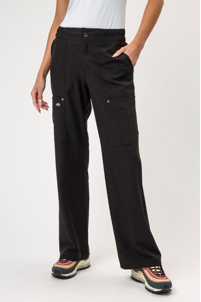 Komplet medyczny damski Dickies EDS NXT (bluza Round Neck, spodnie Wide Leg) czarny-6