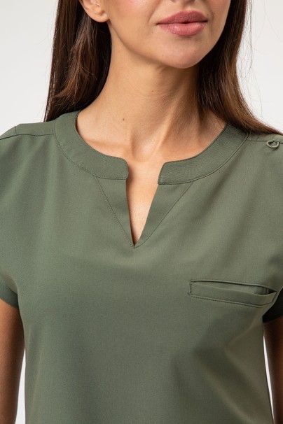 Bluza medyczna damska Maevn Momentum Dolman oliwkowa-2