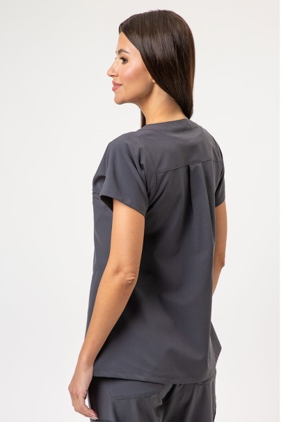 Bluza medyczna damska Maevn Momentum Dolman szara-2