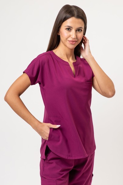 Bluza medyczna damska Maevn Momentum Dolman wiśniowa-2