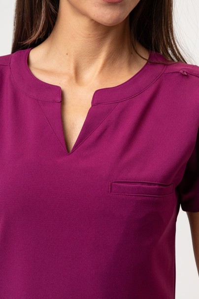 Bluza medyczna damska Maevn Momentum Dolman wiśniowa-2